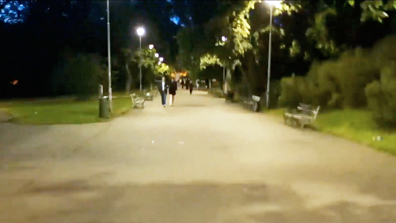 Nighttime Stroll Exploring The Neighborhood